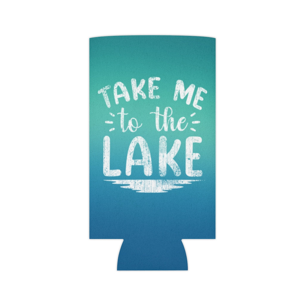 Regular & Slim Can Coolers 2 Sided - Take Me to the Lake - HRCL LL