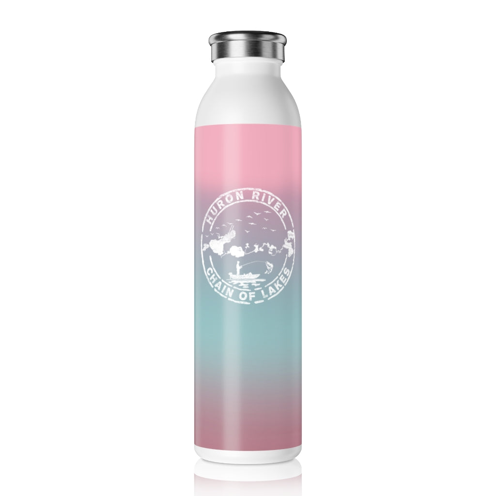 Slim Water Bottle - HRCL Fishing Logo