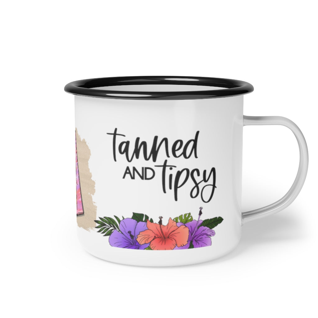 Tanned and Tipsy Camp Mug