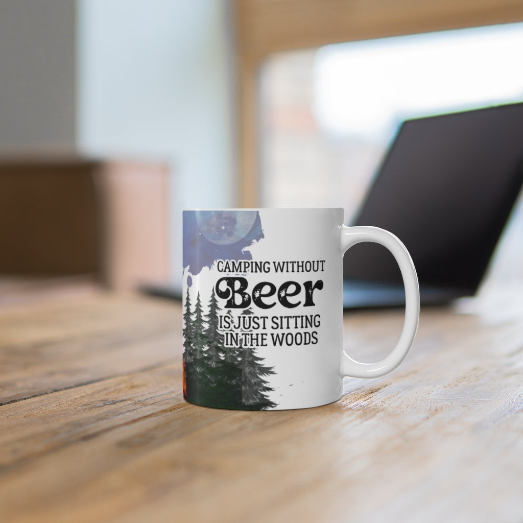 Camping Without Beer 11oz Mug