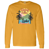 Living the Dream at the Lake HRCL LL 2 Sided G540 LS T-Shirt 5.3 oz.