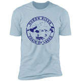 HRCL Fishing Logo Navy - NL3600 Premium Short Sleeve T-Shirt