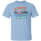 ***2 SIDED***  At the Lake Gettin' Tipsy HRCL LL 2 Sided G500 5.3 oz. T-Shirt