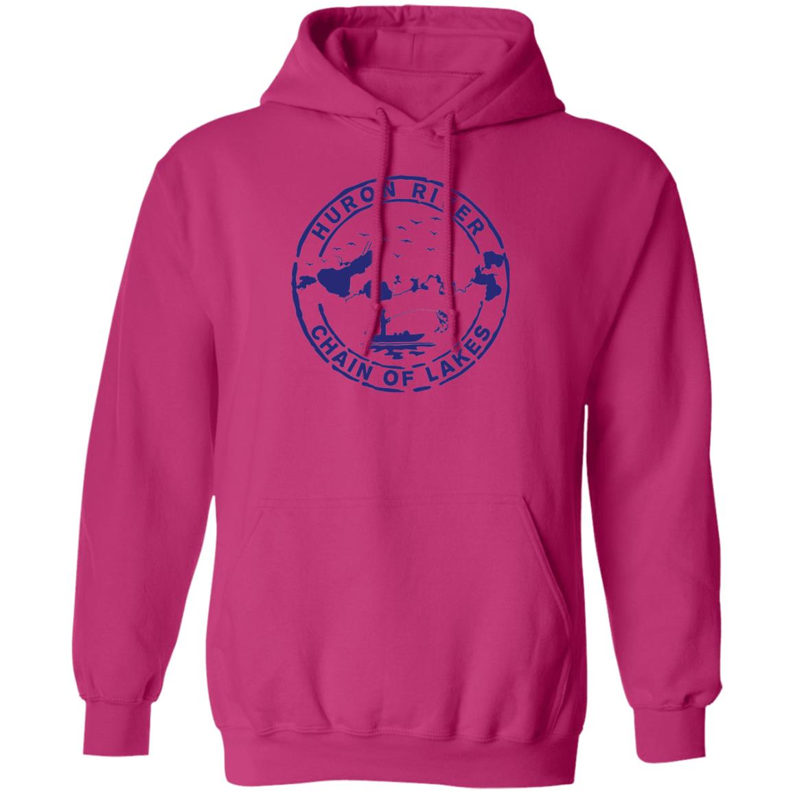 HRCL Fishing Logo Navy - G185 Pullover Hoodie