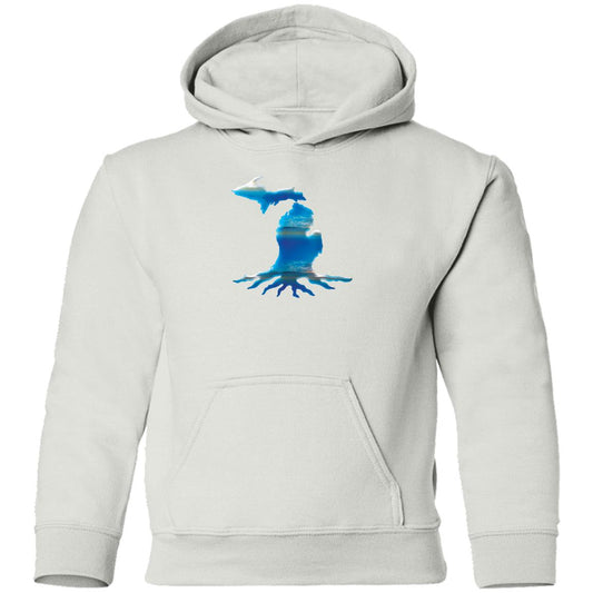 Michigan Roots Sky G185B Youth Pullover Hoodie