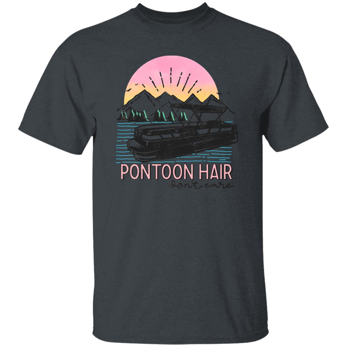 Pontoon Hair HRCL LL 2 Sided G500 5.3 oz. T-Shirt
