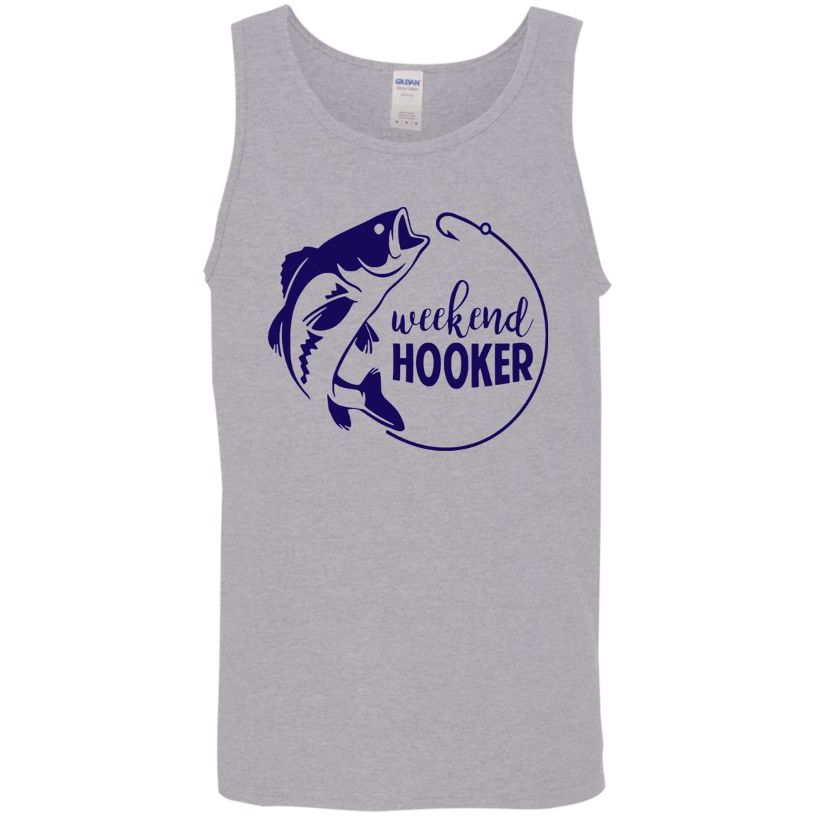 HRCL FL - Navy Weekend Hooker - 2 Sided G520 Cotton Tank Top 5.3 oz.