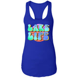 ***2 SIDED***  Lake Life  HRCL LL 2 Sided NL1533 Ladies Ideal Racerback Tank