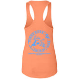 ***2 SIDED***  At the Lake Gettin' Tipsy HRCL LL 2 Sided NL1533 Ladies Ideal Racerback Tank