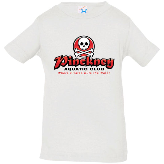 Pinckney Aquatic Club - B, W & R, 3322 Infant Jersey T-Shirt