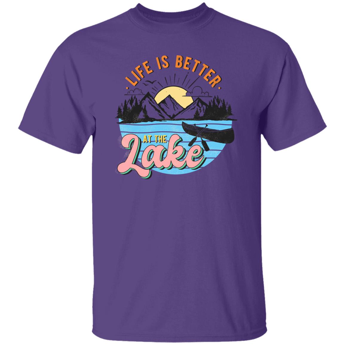 Life is Better at the Lake HRCL LL 2 Sided G500 5.3 oz. T-Shirt