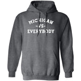Michigan VS Everybody - White G185 Pullover Hoodie