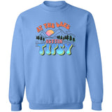 At the Lake Gettin' Tipsy HRCL LL 2 Sided G180 Crewneck Pullover Sweatshirt