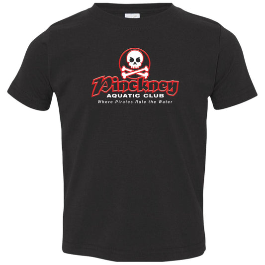 Pinckney Aquatic Club- R & W, 3321 Toddler Jersey T-Shirt