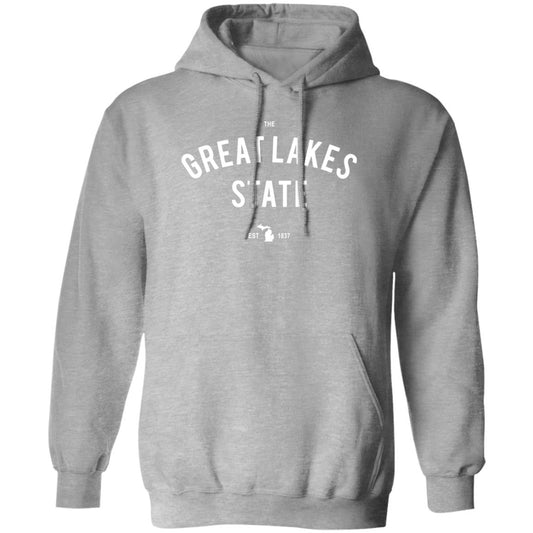 The Great Lakes State - White G185 Pullover Hoodie