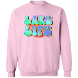 ***2 SIDED***  Lake Life  HRCL LL 2 Sided G180 Crewneck Pullover Sweatshirt