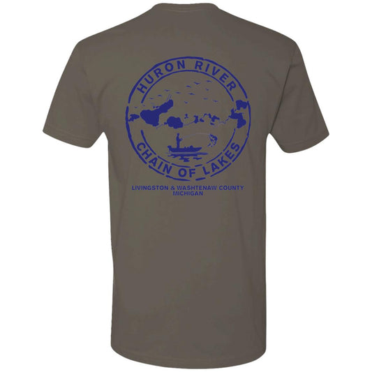 HRCL FL - Navy Show Me Your Bobbers I'll Show You My Pole - 2 Sided NL3600 Premium Short Sleeve T-Shirt