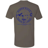 ***2 SIDED***  HRCL FL - Navy Show Me Your Bobbers I'll Show You My Pole - 2 Sided NL3600 Premium Short Sleeve T-Shirt