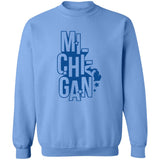 Michigan 5 G180 Crewneck Pullover Sweatshirt