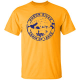 HRCL Fishing Logo Navy - G500 5.3 oz. T-Shirt