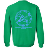 At the Lake Gettin' Tipsy HRCL LL 2 Sided G180 Crewneck Pullover Sweatshirt
