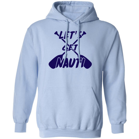 ***2 SIDED***  HRCL FL - Navy Lets Get Nauti - 2 Sided G185 Pullover Hoodie