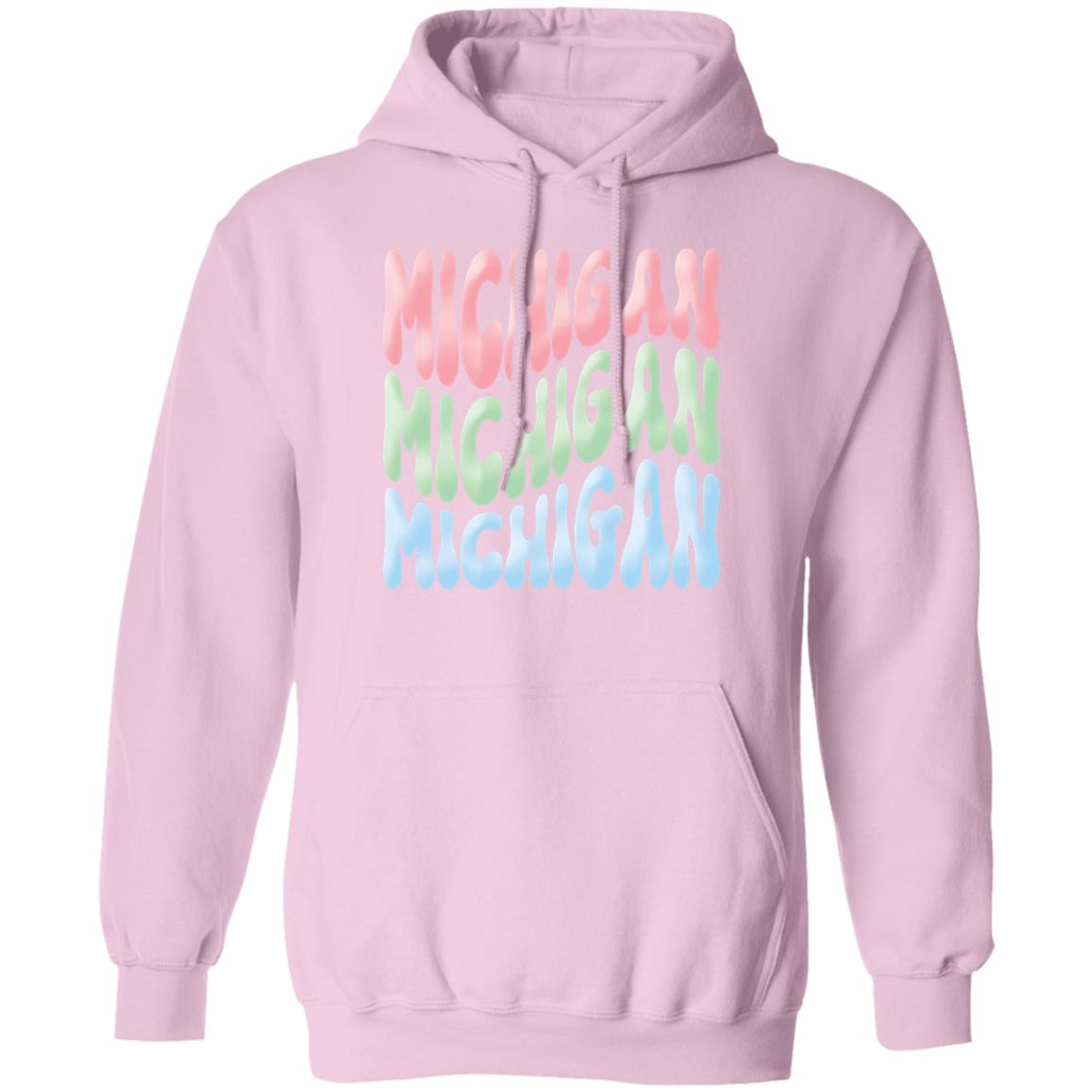 Michigan - Pastel Colors G185 Pullover Hoodie