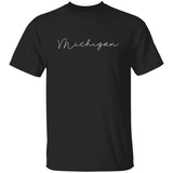 Michigan - Skinny - White G500 5.3 oz. T-Shirt