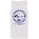 ***2 SIDED***  HRCL FL - Navy Show Me Your Bobbers I'll Show You My Pole - 2 Sided G520 Cotton Tank Top 5.3 oz.