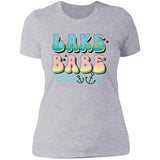 Lake Babe HRCL LL 2 Sided NL3900 Ladies' Boyfriend T-Shirt