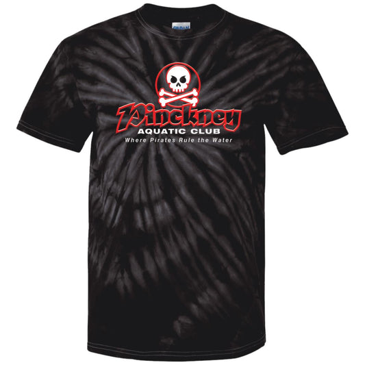 Pinckney Aquatic Club- R & W, CD100 100% Cotton Tie Dye T-Shirt