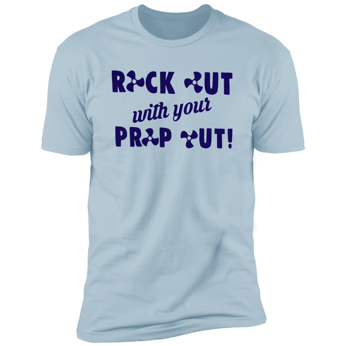 ***2 SIDED***  HRCL FL - Navy Rock Out with your Prop Out - 2 Sided NL3600 Premium Short Sleeve T-Shirt