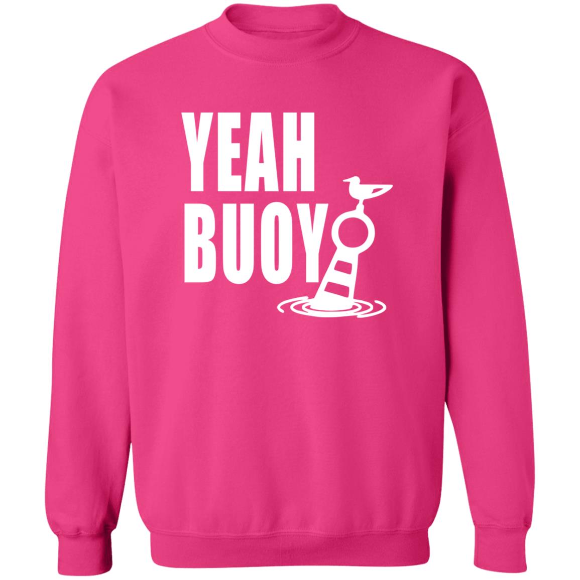 ***2 SIDED***  HRCL FL - Yeah Buoy - 2 Sided G180 Crewneck Pullover Sweatshirt