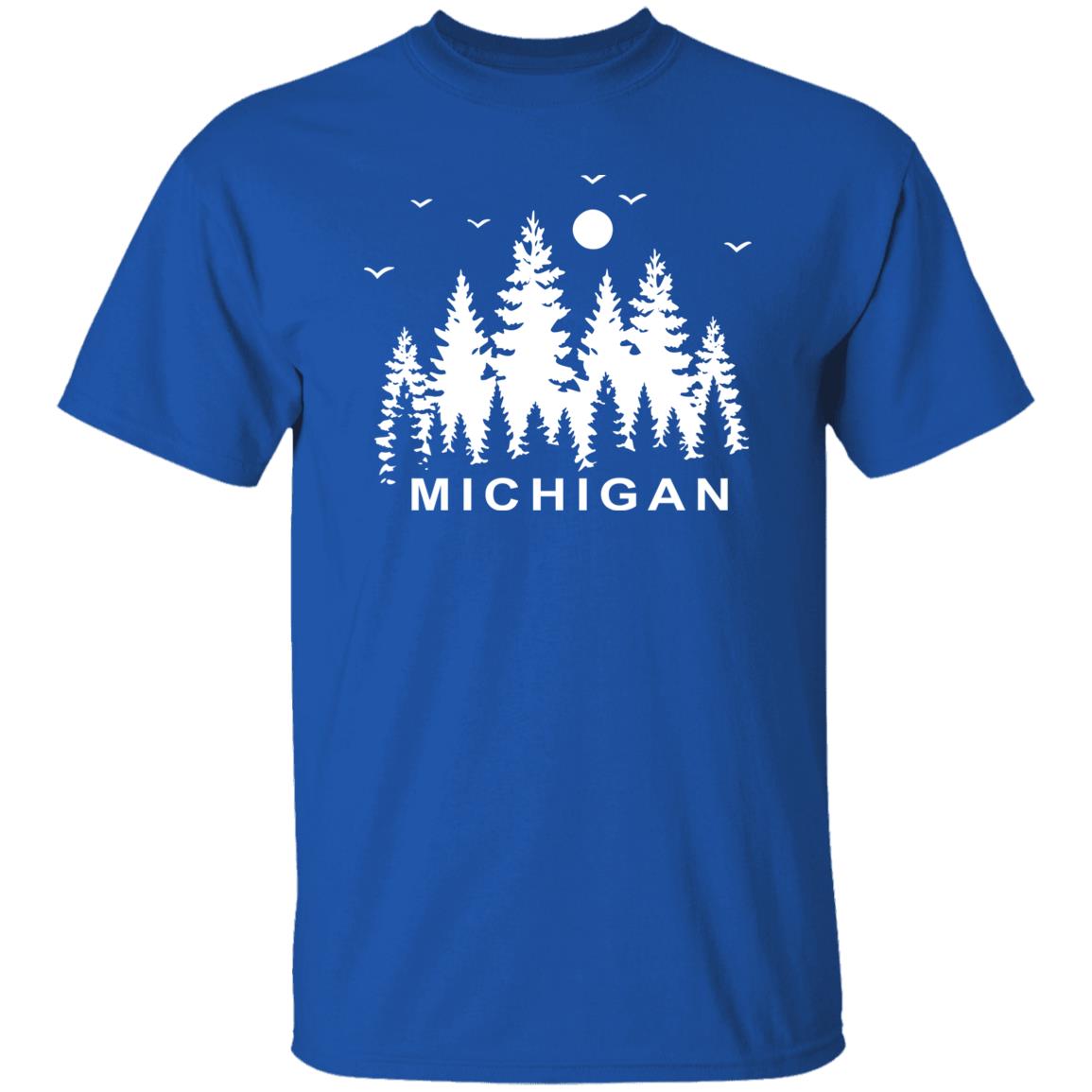 Michigan Pintrees - White G500 5.3 oz. T-Shirt