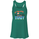 At the Lake Gettin' Tipsy HRCL LL 2 Sided B8800 Flowy Racerback Tank