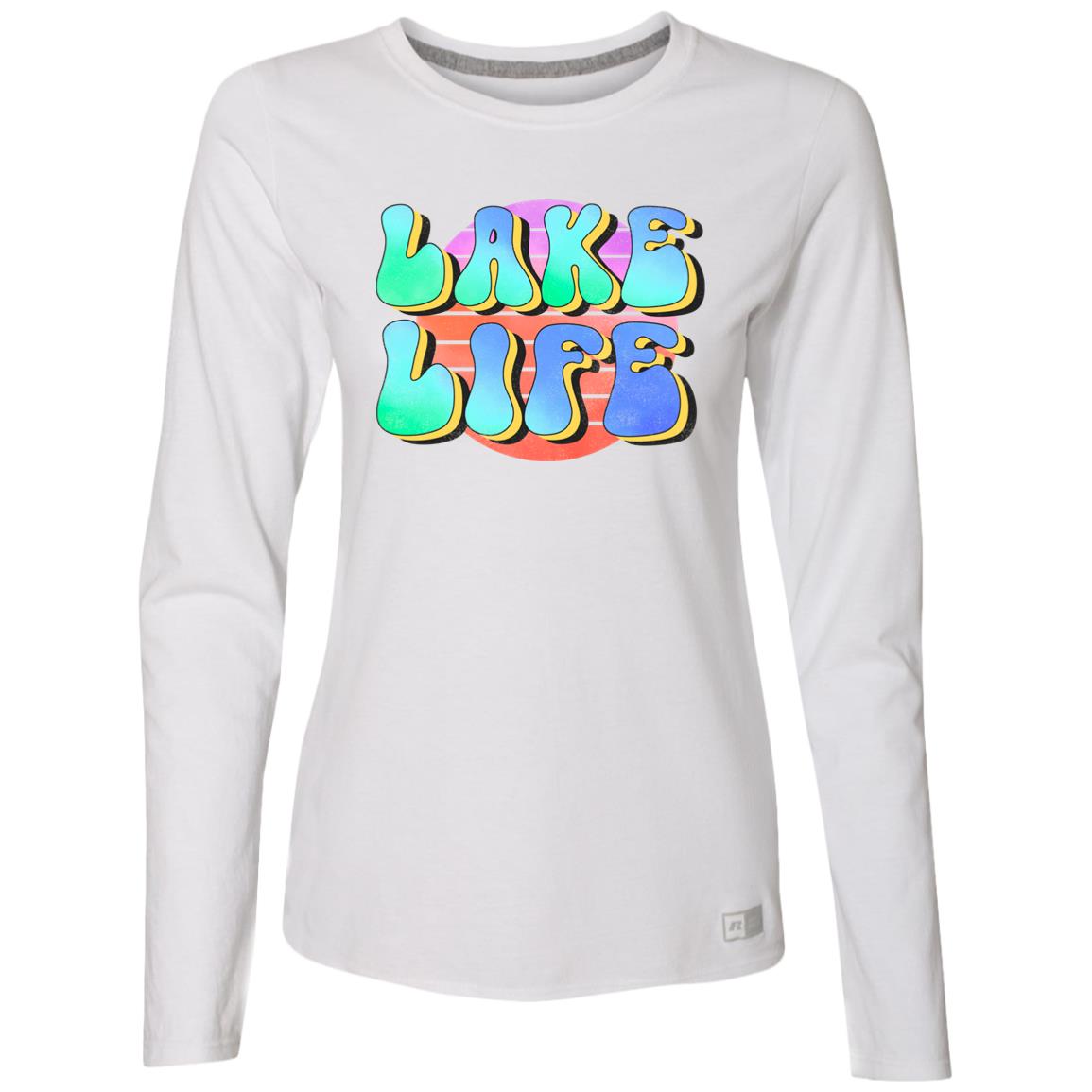 Lake Life  HRCL LL 2 Sided 64LTTX Ladies’ Essential Dri-Power Long Sleeve Tee