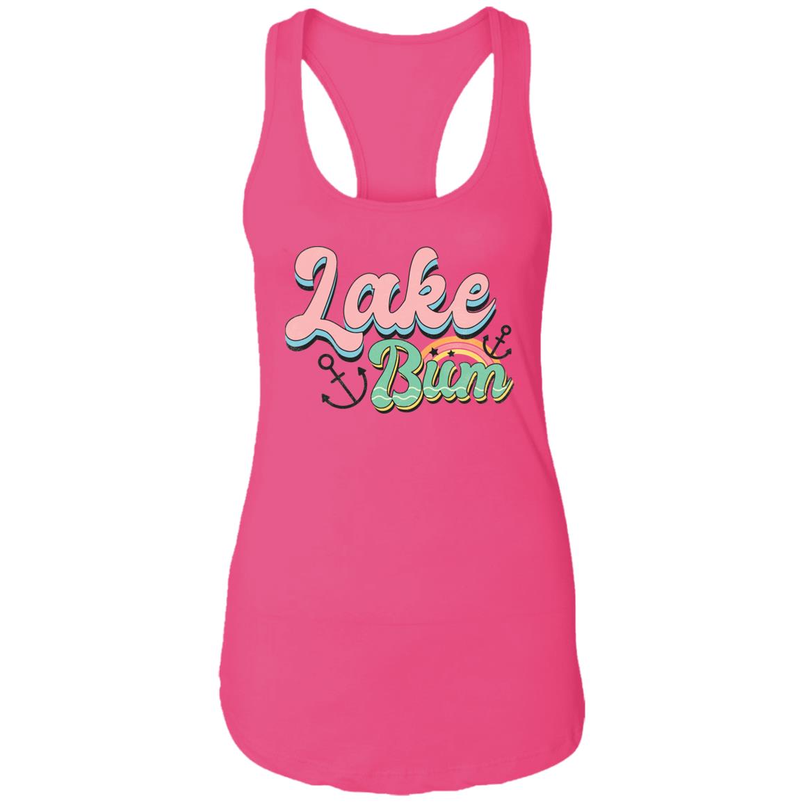 ***2 SIDED***  Lake Bum HRCL LL 2 Sided NL1533 Ladies Ideal Racerback Tank