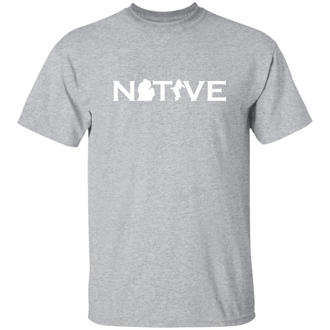 MI Native - White G500 5.3 oz. T-Shirt