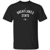 The Great Lakes State - White G500B Youth 5.3 oz 100% Cotton T-Shirt