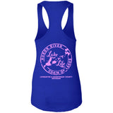 ***2 SIDED***  Lake Life  HRCL LL 2 Sided NL1533 Ladies Ideal Racerback Tank