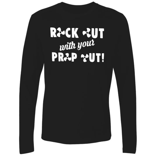 HRCL FL - Rock Out with your Prop Out - 2 Sided NL3601 Men's Premium LS