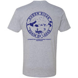 ***2 SIDED***  HRCL FL - Navy Show Me Your Bobbers I'll Show You My Pole - 2 Sided NL3600 Premium Short Sleeve T-Shirt