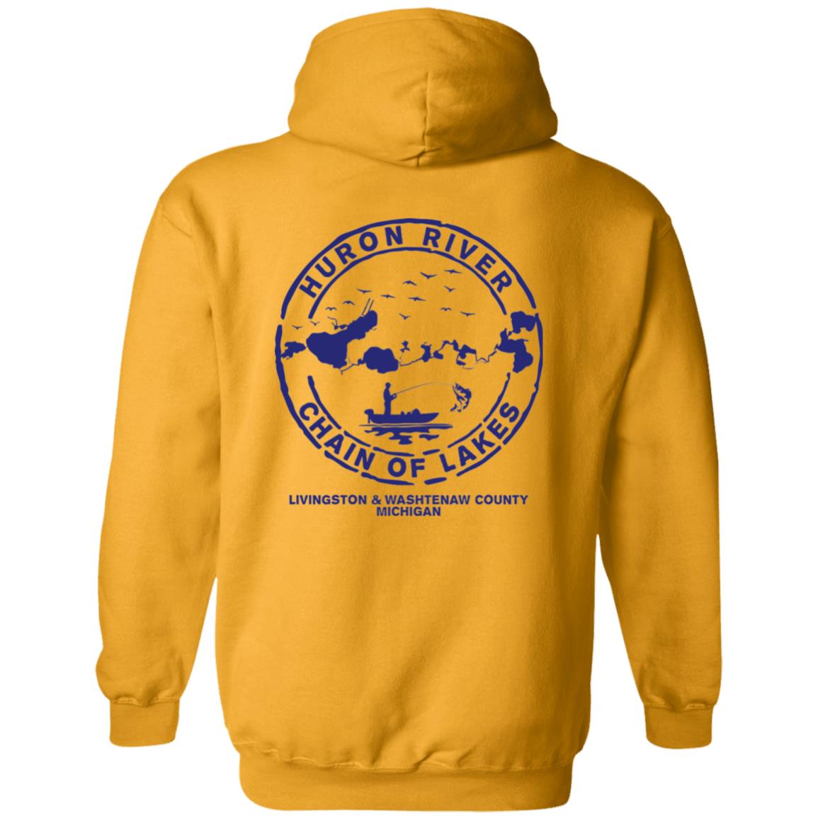 ***2 SIDED***  HRCL FL - Navy Yeah Buoy 2 Sided G185 Pullover Hoodie