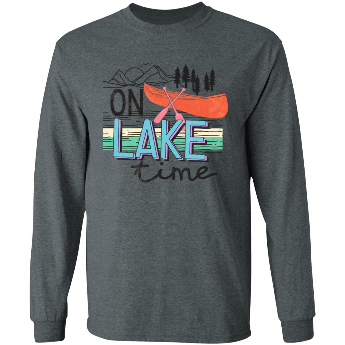 On Lake Time HRCL LL 2 Sided G540 LS T-Shirt 5.3 oz.