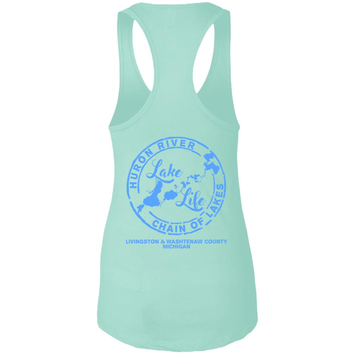 At the Lake Gettin' Tipsy HRCL LL 2 Sided NL1533 Ladies Ideal Racerback Tank