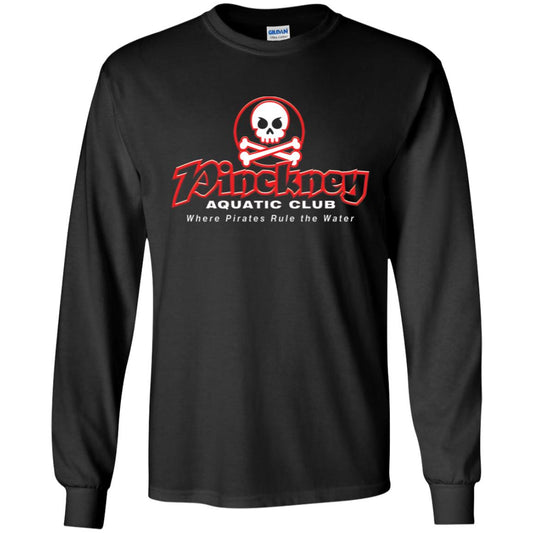 Pinckney Aquatic Club- R & W, G240B Youth LS T-Shirt