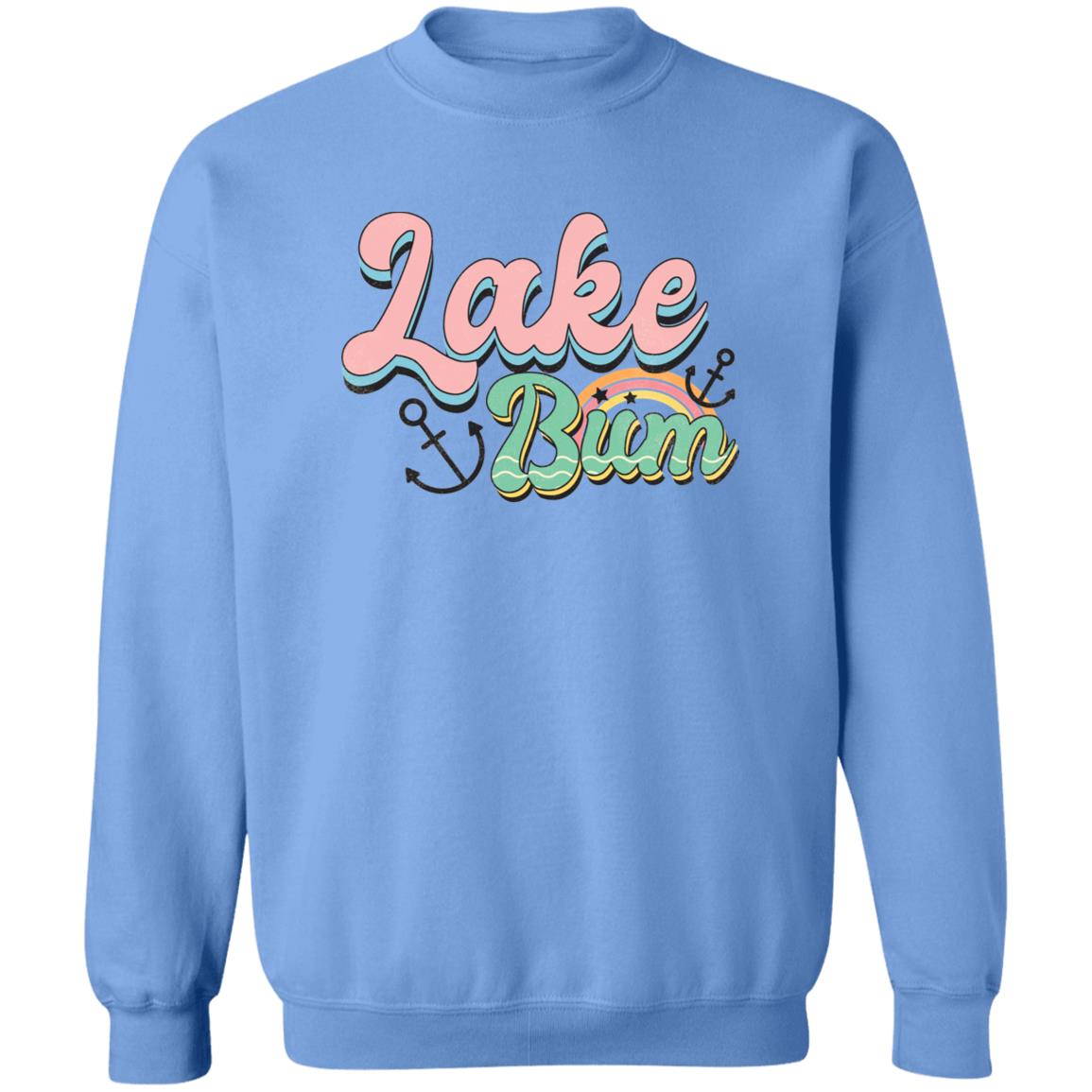 ***2 SIDED***  Lake Bum HRCL LL 2 Sided G180 Crewneck Pullover Sweatshirt