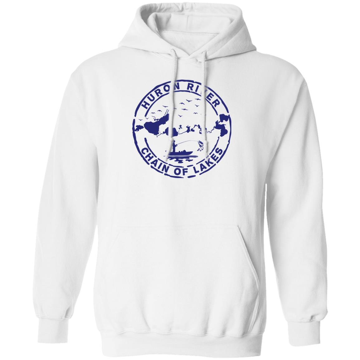 HRCL Fishing Logo Navy - G185 Pullover Hoodie