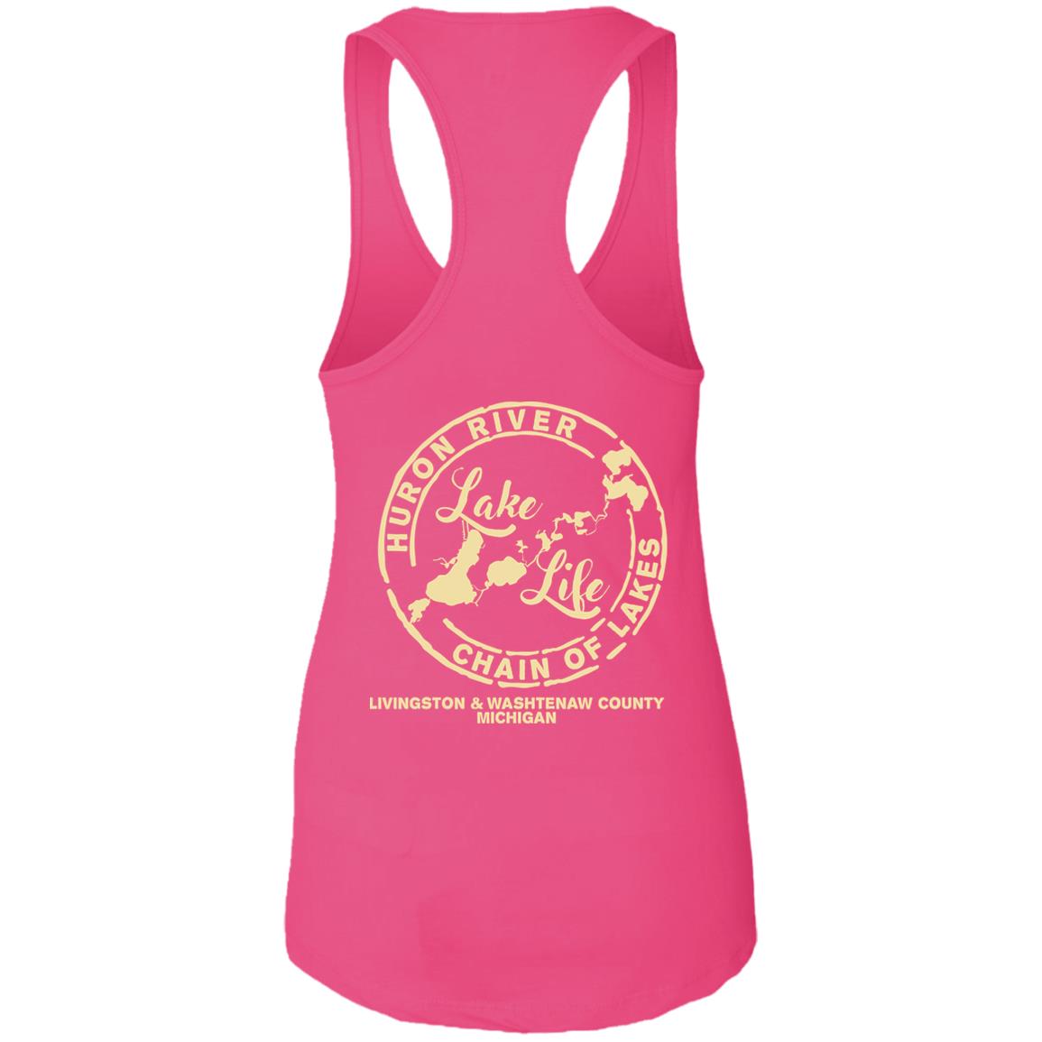 ***2 SIDED***  Lake Babe HRCL LL 2 Sided NL1533 Ladies Ideal Racerback Tank