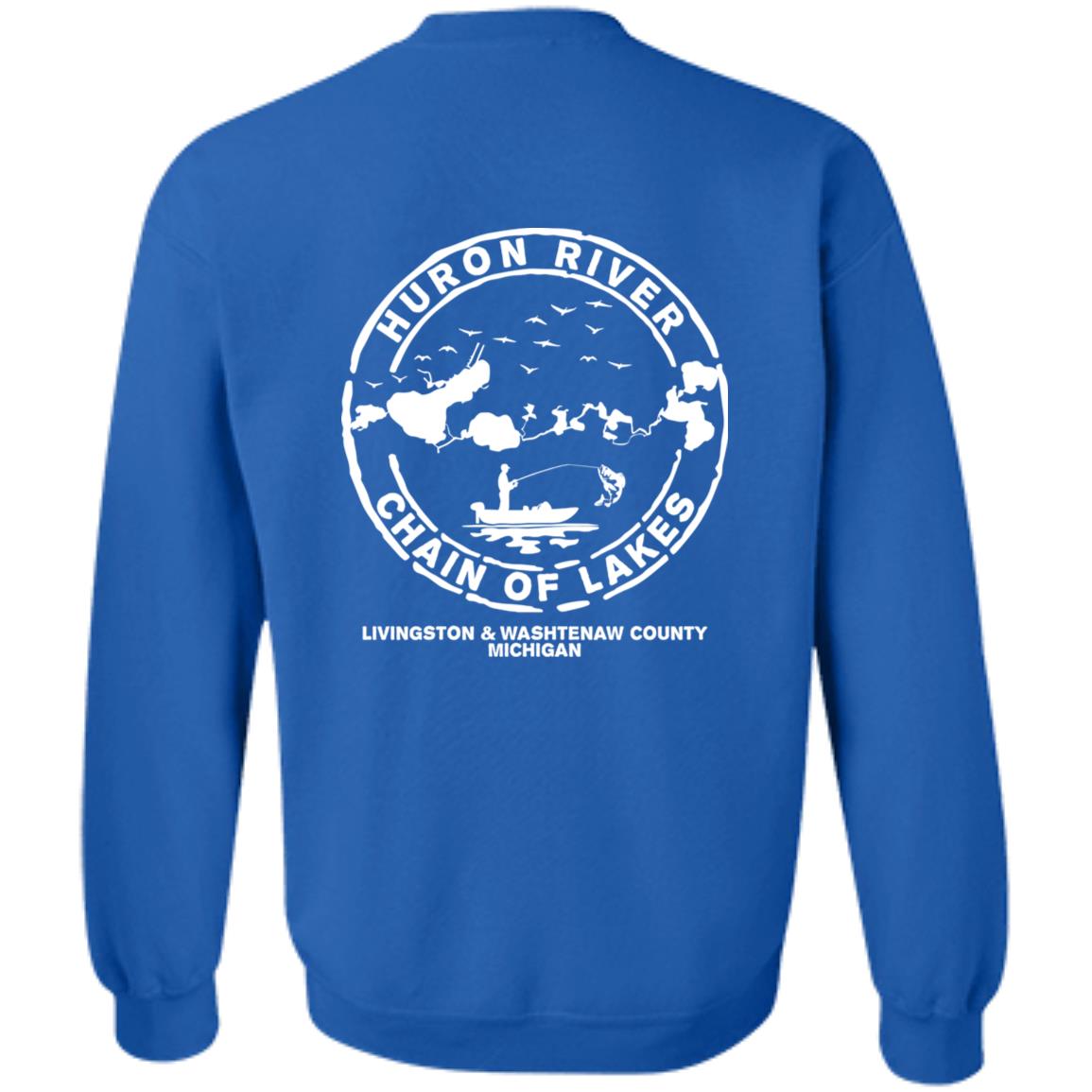 ***2 SIDED***  HRCL FL - Weekend Hooker - 2 Sided G180 Crewneck Pullover Sweatshirt